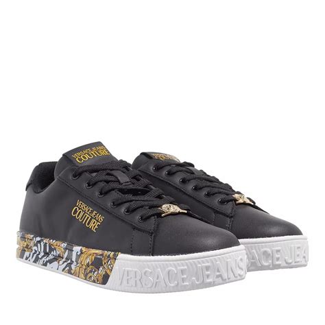 versace jeans sneakers oro|Versace couture sneakers women's.